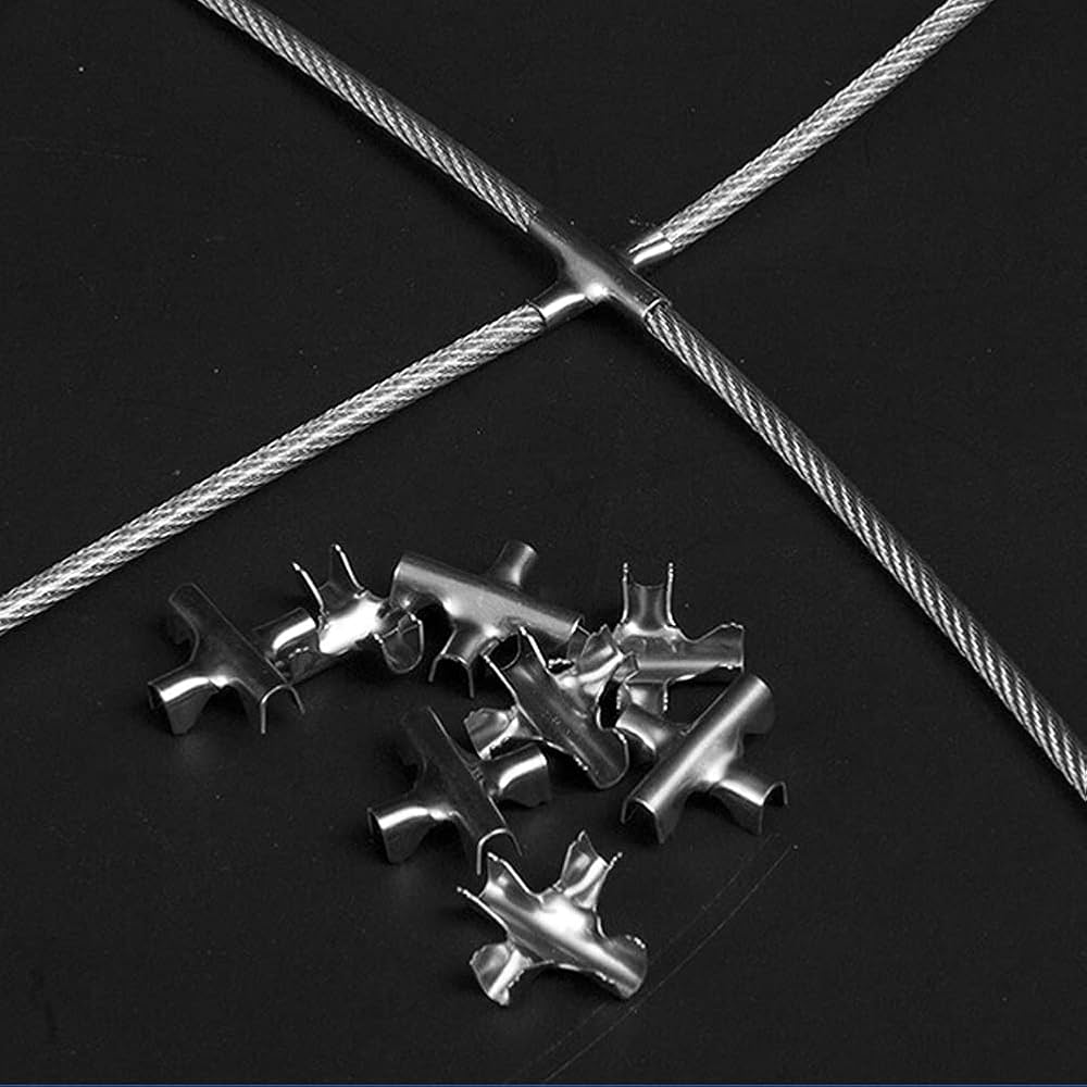 Cross Cable Clip Stiffener Clamps