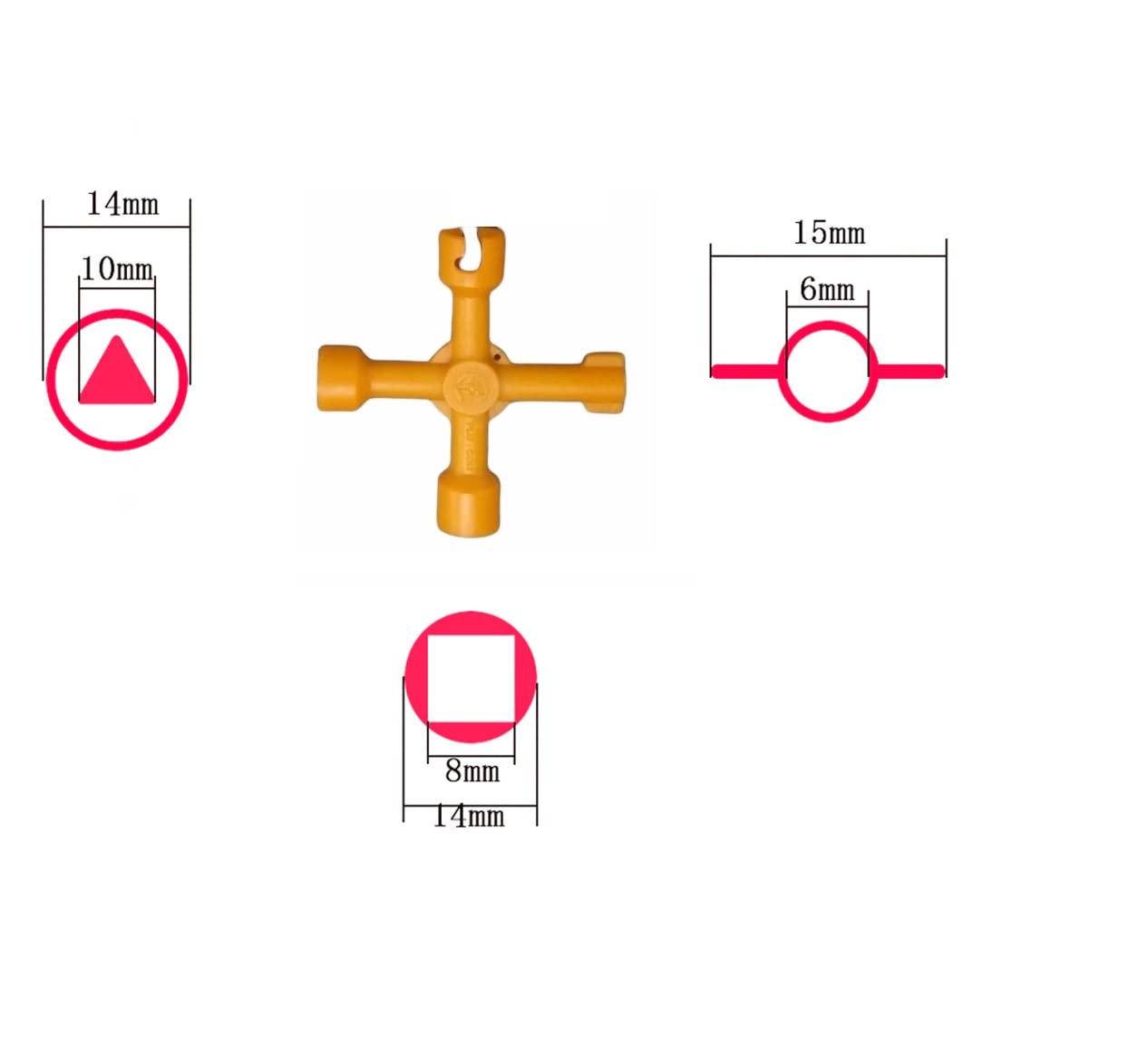 Panel key | Water Meter | Electric Box 