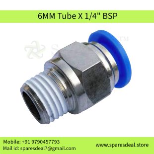 Male Thread x Tube Connector
